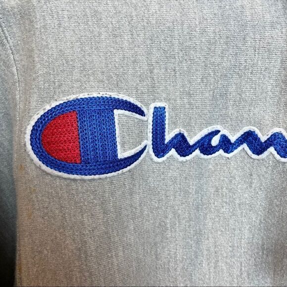 Men’s Champion Reverse Weave Gray Hoodie XS - Picture 5 of 6